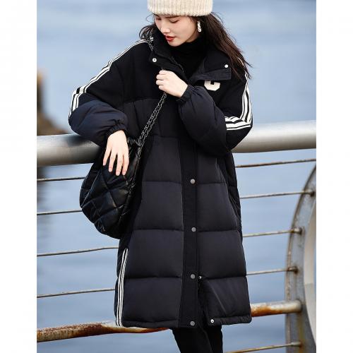 休闲长款羽绒服