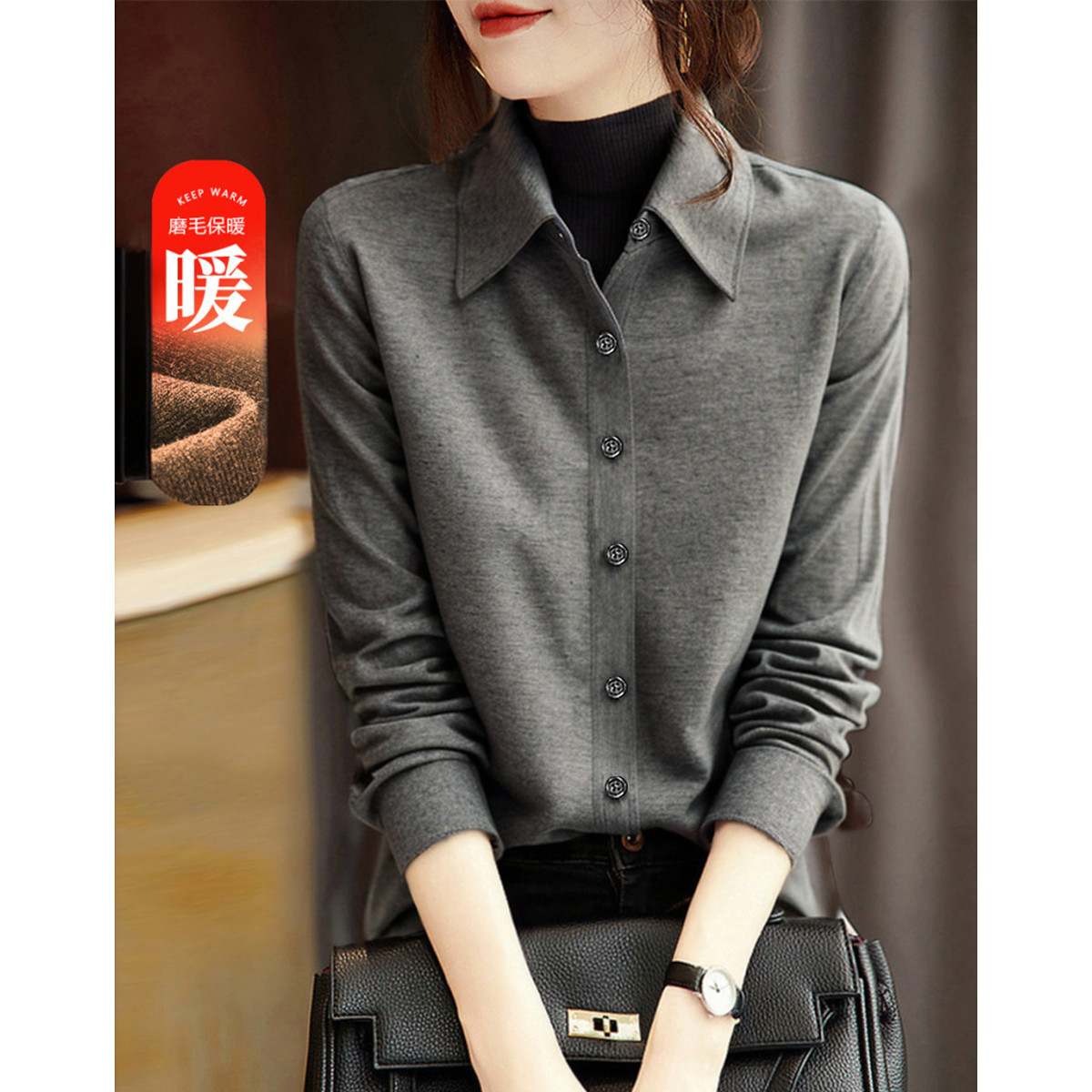 翻领衬衫_休闲女装_博洋服饰购物商城 - Powered by ECShop