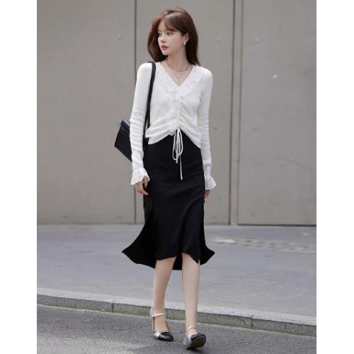 【开衩鱼尾】2023秋季新品 气质显瘦包臀开衩鱼尾通勤半身裙