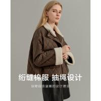 时尚绗缝棉外套