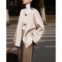 短款双面呢外套