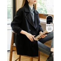 翻领双面呢大衣