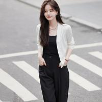 【V领简约针织开衫】2023秋季新品长袖时髦减龄百搭针织衫女