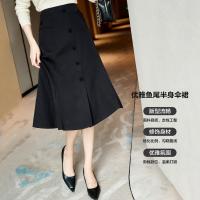 【基础款伞裙】秋季甜美淑女风百搭纯色伞裙半身裙女