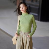 【撞色高领】2023秋季保暖 气质经典撞色高饱和针织打底衫