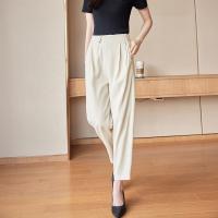 【三粒扣】春秋季款舒适极简风哈伦裤休闲长裤女