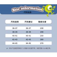 GUKOO/果壳女蓝色怪兽大学全包毛毛拖鞋冬