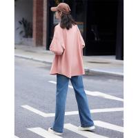 德玛纳polo领外套女长袖气质秋季新款洋气小个子衬衫百搭上衣