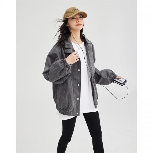 【格雷系风外套】防风保暖立领酷女孩廓形感个性显瘦宽松上衣外套