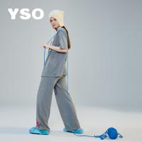 yso【酷猫系列】夏季情侣睡衣女可爱纯棉短袖可外穿男家居服套装