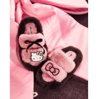 【HelloKitty】秋冬拖鞋女毛毛拖鞋可外穿居家拖鞋