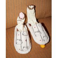 【HelloKitty联名】拖鞋女居家秋冬高级毛毛棉拖鞋