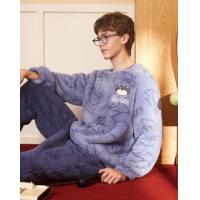 【路西法联名】男士睡衣冬季加厚北极绒柔软卡通家居服套装可外穿