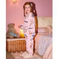 【玛丽猫联名】女童睡衣秋冬双面牛奶绒卡通满印家居服套装可外穿