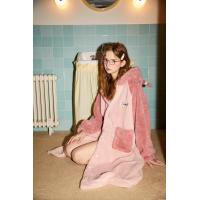 Gukoo/果壳女士冬季睡袍连帽24新款保暖睡衣本北极绒家居服可外穿