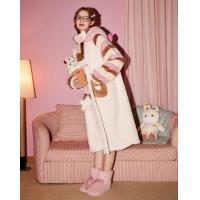 Gukoo/果壳【加厚北极绒】睡衣女秋冬加厚款连帽甜美少女感家居睡袍可外穿