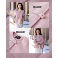 【雪野一梦】冬季国风新中式氧感绵羊毛双面呢盘扣大衣女外套短款