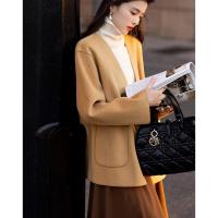 【墨雨云间】24冬款国风新中式牛角扣挂绳松弛A字好搭女式外套