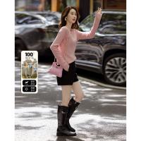 【轻氧100绵羊毛】秋冬保暖温和贴肤线衫镂空提花针织衫女上衣