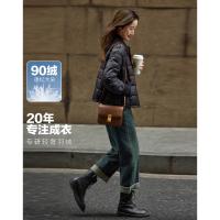 【雪域漫游】冬420T尼丝纺哑光锁绒90鸭绒衬衫式羽绒服女