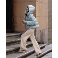 【云朵漫游】冬季加厚保暖90鸭绒连帽面包服短羽绒服女气质外套