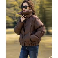 【城市轻户外】冬400T春亚纺压胶蓬松90鸭绒面包服羽绒服女