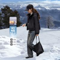 【北欧棉三防系统】冬季户外轻量感90鸭绒短款保暖羽绒服外套女