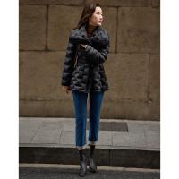 【黑珍珠版小蛮腰】冬季轻量高保暖90鸭绒橡筋腰带短款女羽绒服