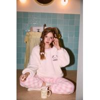 【Gukoo果壳】Mikko冬季双面北极绒保暖柔软宽松女式可外穿睡衣套装