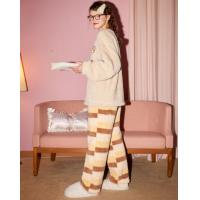 Gukoo/果壳【MIKKO系列】睡衣女秋冬加厚北极绒少女圆领可外家居服套装