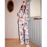 Gukoo/果壳【大鼻子狗联名】情侣睡衣女秋冬加厚北极绒高级感睡衣套装可外穿