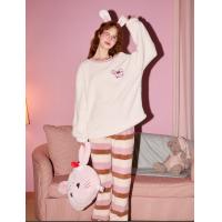 Gukoo/果壳睡衣甜美冬季圆领mikko联名卡通女士家居服套装可外穿