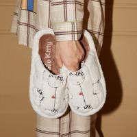 【HelloKitty联名】拖鞋女居家秋冬高级毛毛棉拖鞋