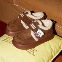 【mikko联名】家居拖鞋冬季毛毛鞋女加绒保暖乐福鞋可外穿