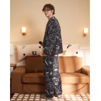 【史努比系列】情侣睡衣女秋冬加厚北极绒卡通满印家居服可外穿