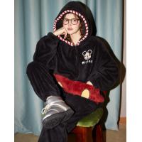 【米奇家族系列】睡衣女冬季加厚北极绒卡通连帽家居服套装可外穿