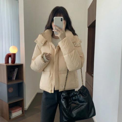 唐狮2026秋冬款羽绒服女士女款外套女连帽短款羽绒服高级感减龄