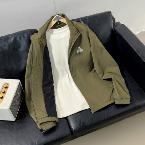 唐狮2025秋季新款夹克外套男立领休闲春秋夹克男宽松秋短款教练服