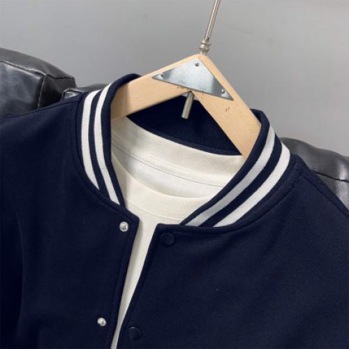 唐狮男秋季新款26棒球服外套男士撞色设计感棒球领时尚休闲上衣