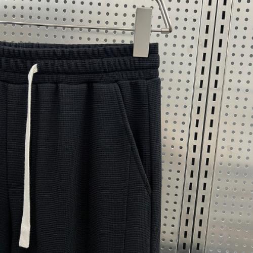 唐狮25秋季新款男休闲裤华夫格束腿潮流时尚设计黑色运动长裤