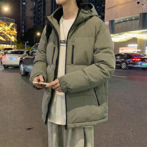 唐狮2026秋冬季短款羽绒服男立领拉链撞色90鸭绒保暖防寒羽绒外套