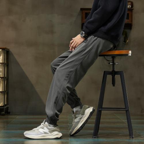 唐狮25秋冬休闲裤男士黑色束脚裤休闲百搭显瘦高级感时尚百搭潮流