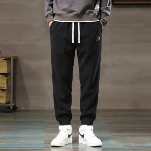 唐狮2025秋冬休闲长裤运动风男时尚侧边织带基础设计束脚裤日常