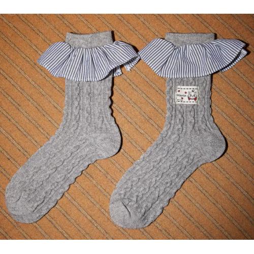 Gukoo/果壳中筒袜女春秋款针织保暖新款玛丽猫联名女士袜子