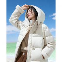 【暮雪镜像】冬季小火炉90鸭绒立领连帽三层工艺装饰滚条羽绒服