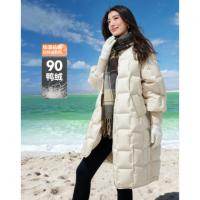 【泡芙恋人】25冬云朵90鸭绒哑光横机针织遮肉面包女式羽绒服