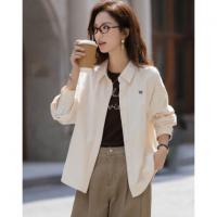 【纯棉记忆】秋季文艺复古蝴蝶结绣花衬衫宽松小个子衬衣女装上衣