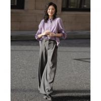 【北国情书】春季文艺风纯棉半开襟衬衫宽松藏肉好搭衬衣女式上衣