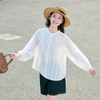 唐狮2026长袖衬衫女秋季衬衣清新简约设计百搭气质精致超好看