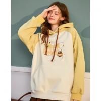 唐狮2026春秋季女连帽卫衣超好看少女风减龄百搭时尚甜甜圈设计感